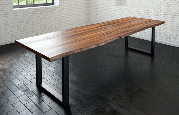 #nussbaumfarben #320x100 #u-gestellschwarz