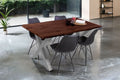 #nussbaumfarben #160x85 #x-gestellsilber