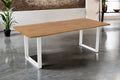 #wildeichenfarben #220x100 #u-gestellweiß