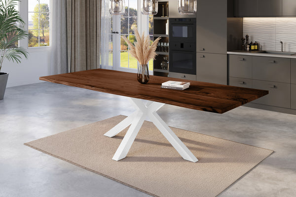 #nussbaumfarben #280x100 #spider-gestellweiß