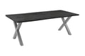 #graufarben #220x100 #x-gestellsilber