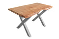 #naturfarben #180x90 #x-gestellsilber