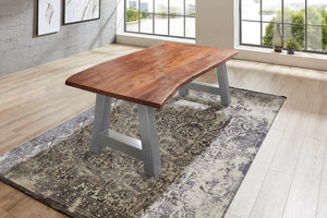 #nussbaumfarben #140x80 #a-gestellsilber