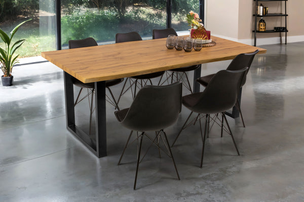 #wildeichenfarben #200x100 #u-gestellschwarz