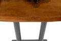 #akazienussbaumfarben #120x60 #säulen-gestellsilber