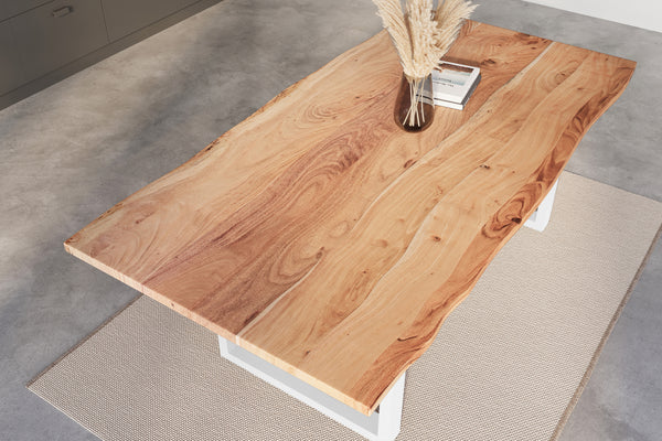 #naturfarben #220x100 #u-gestellweiß