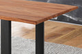 #sheeshamteakfarben #160x85 #u-gestellschwarz