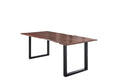 #nussbaumfarben #240x100 #u-gestellschwarz