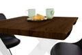 #nussbaumfarben #80x80 #x-gestellweiß