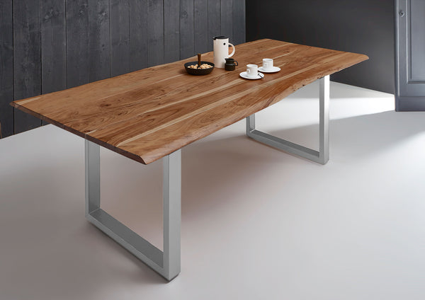 #naturfarben #240x100 #u-gestellsilber