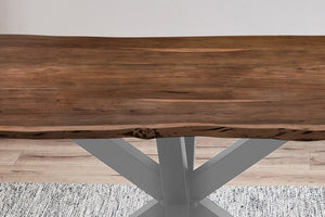 #nussbaumfarben #240x100 #spider-gestellsilber