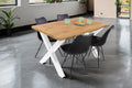 #wildeichenfarben #140x80 #x-gestellweiß