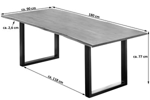 #180x90 #u-gestellschwarz
