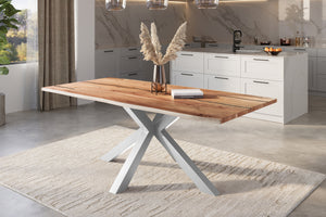 #naturfarben #220x100 #spider-gestellsilber