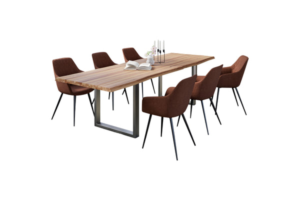 #naturfarben #260x100 #u-gestellsilber