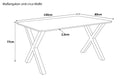 #140x80 #x-gestellschwarz