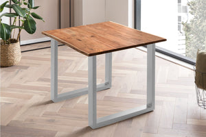 #nussbaumfarben #90x90 #u-gestellsilber