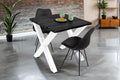 #graufarben #80x80 #x-gestellweiß