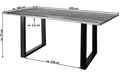#sheeshamnaturfarben #220x100 #u-gestellschwarz