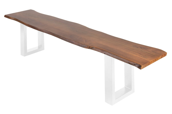 #nussbaumfarben #220cm #u-gestellweiß