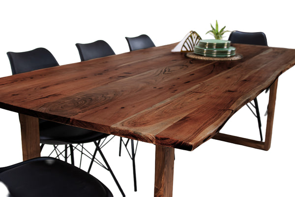#nussbaumfarben #300x100 #u-holzgestellnussbaum