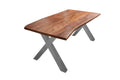 #nussbaumfarben #160x85 #x-gestellsilber