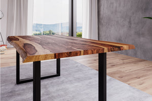 #sheeshamnaturfarbenlackiert #160x85 #u-gestellschwarz