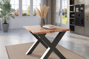 #naturfarben #80x80 #x-gestellschwarz