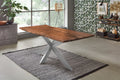 #nussbaumfarben #240x100 #spider-gestellsilber