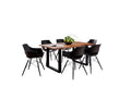 #teakfarben #120x80 #u-gestellschwarz
