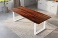 #nussbaumfarben #280x100 #u-gestellweiß