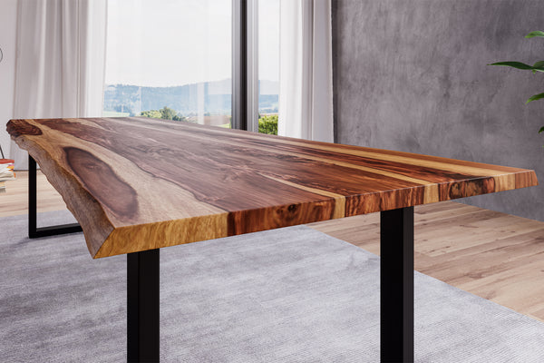 #sheeshamnaturfarbenlackiert #280x100 #u-gestellschwarz