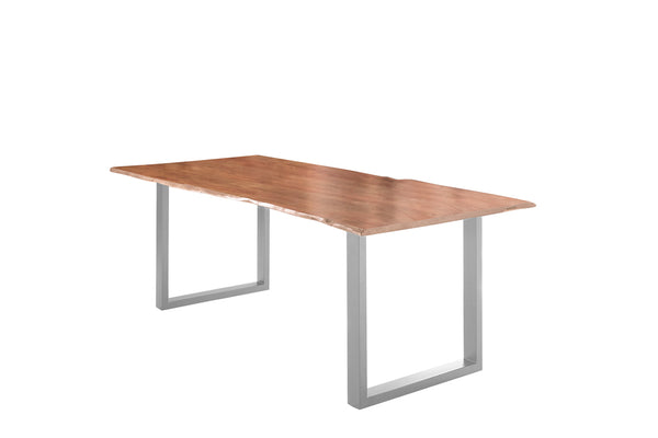 #naturfarben #220x100 #u-gestellsilber