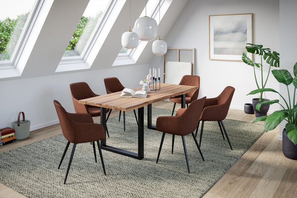 #naturfarben #180x90 #u-gestellschwarz