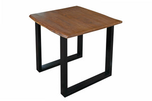 #nussbaumfarben #80x80 #u-gestellschwarz