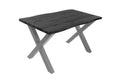 #graufarben #140x80 #x-gestellsilber