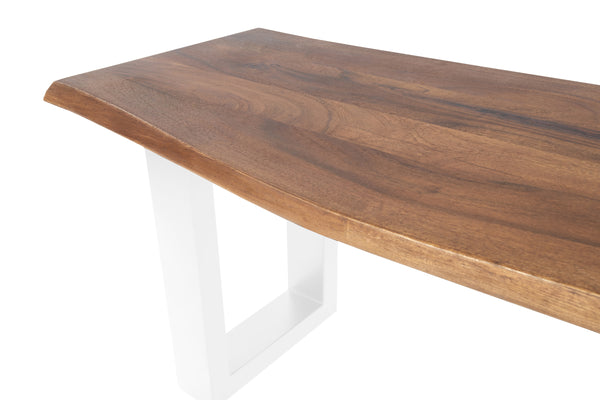 #nussbaumfarben #120cm #u-gestellweiß