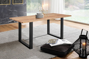 #sheeshamnaturfarben #140x80 #u-gestellschwarz