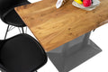 #akazienaturfarben #120x60 #säulen-gestellsilber