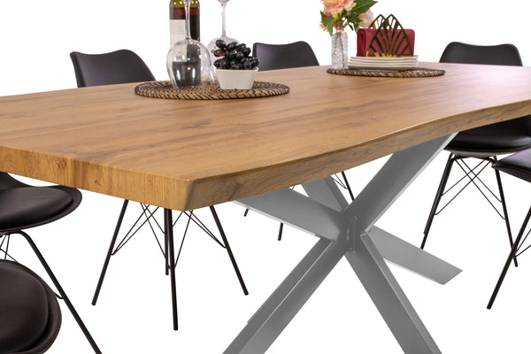 #wildeichenfarben #220x100 #spider-gestellsilber