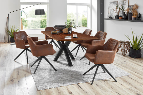 #nussbaumfarben #160x85 #spider-gestellschwarz