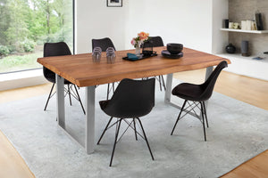 #naturfarben #180(280)x90 #u-gestellsilber