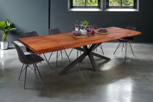 #nussbaumfarben #180(280)x90 #spider-gestellschwarz