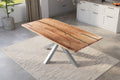 #naturfarben #220x100 #spider-gestellsilber