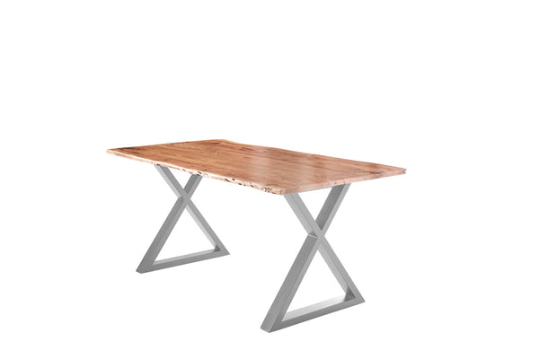 #naturfarben #180x90 #x-gestellsilber