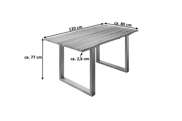 #wildbuchenaturfarben #120x80 #u-gestellsilber