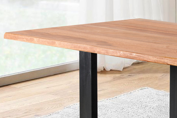 #sheeshamteakfarben #200x100 #u-gestellschwarz