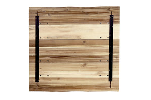 #akazienaturfarben #90x90 #u-gestellschwarz