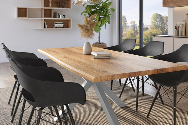 #holzwildeiche-optik #240x100 #spider-gestellsilber