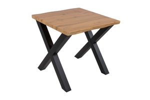 #wildeichenfarben #80x80 #x-gestellschwarz